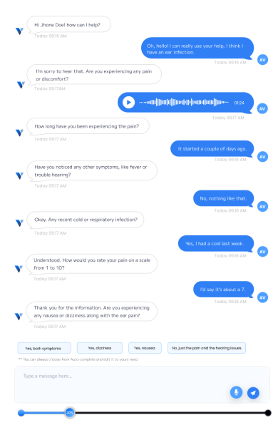 Clinically Intelligent Chatbot